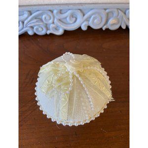 VTG Trinket Box Jewelry Dish With Lid French Chic